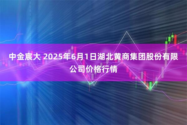 中金宸大 2025年6月1日湖北黄商集团股份有限公司价格行情
