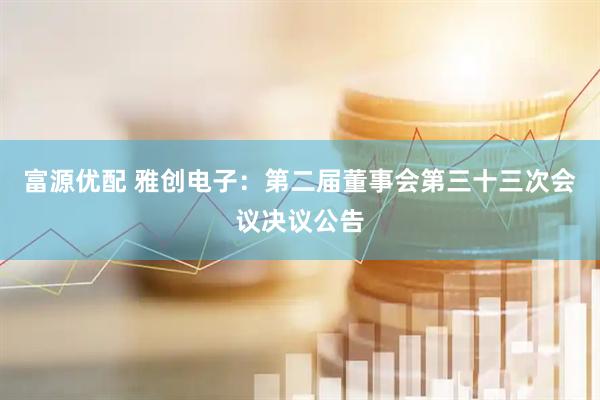 富源优配 雅创电子：第二届董事会第三十三次会议决议公告